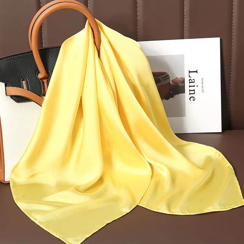 Luxe Effen Kleur Zijden Vierka - Scarf Silk Square recensie en prijs