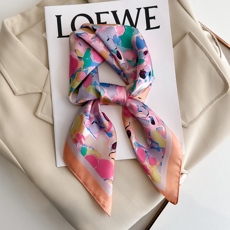 Luxe Bloemenprint Vierkante Zi - Face Scarf Mask recensie en prijs