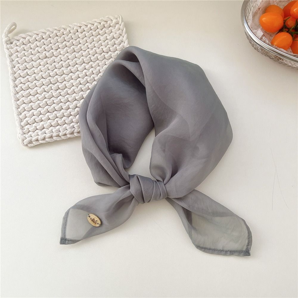 Retro effen kleur kleine vierk - Scarf Silk Square recensie en prijs