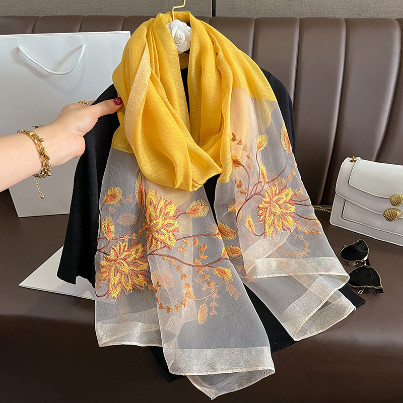 Lente Zomer Effen Zijden Sjaal - Woven Scarf Blanket recensie en prijs