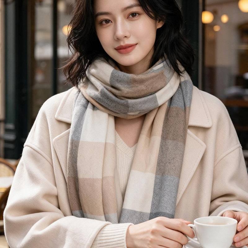 dikke, gemêleerde sjaal voor d - Infinity Scarf Knit recensie en prijs